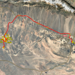 大海道红柳滩-火星基地-通天洞-北门-哈密站-奥维轨迹下载
